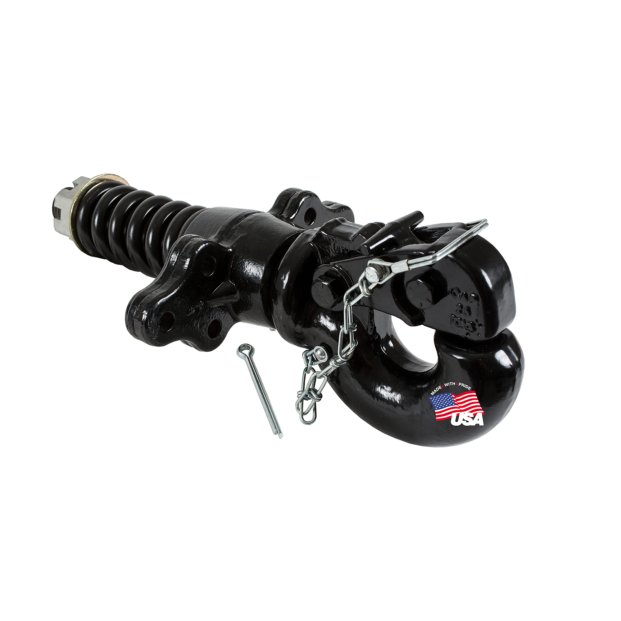 Buyers Products, 25 Ton Swivel Pintle Hook Hitch Mount Fits 2in.-3in. Lunette Eye, Model# BP200